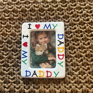 Vintage 'I Love My Daddy' Photo Frame